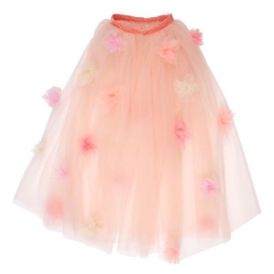 Cape florale - 3-6 ans - Rose