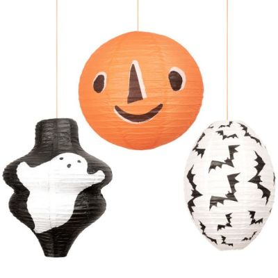 Set de 3 lanternes à suspendre - Halloween