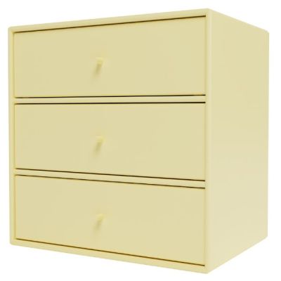Mini 1007 Square Shelf - 3 Drawers - To Hang