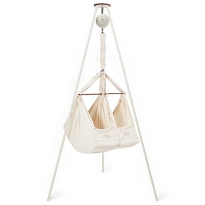 Bundle Classic - Hamac bébés Jumeaux suspendu à ressorts - Moteur Connect - Nature / Crème