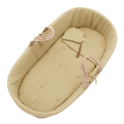 Moses Basket Bed Linen - Mellow Yellow