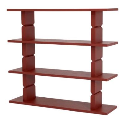 Noon Bookshelf - Burnt Red