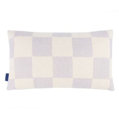 Coussin rectangulaire Remi - Carreaux Bleu