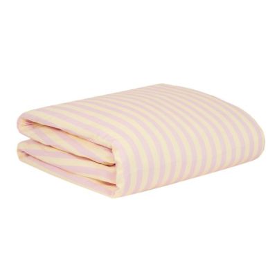 Housse de couette Sheldon 150 x 200 cm - Rayures Rose