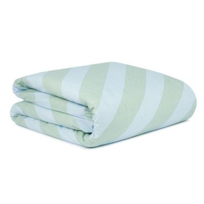 Housse de couette Sheldon 150 x 200 cm - Rayures Vert