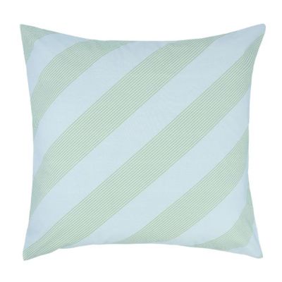 Taie d'oreiller Sheldon 60 x 60 cm - Rayures Vert