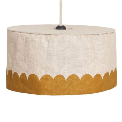 Vibes Lampshade - 40 cm - Linen Mustard