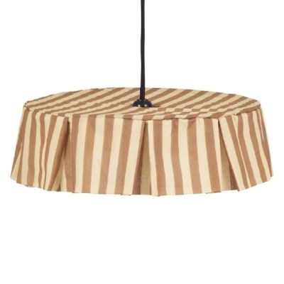 Vibes Lampshade - 40 cm - Stripes IndigoBrown