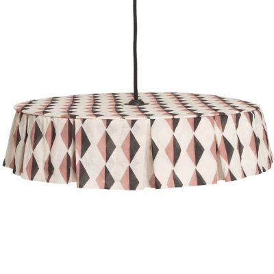 Vibes Lampshade - 50 cm - Harlequin Auburn / Black