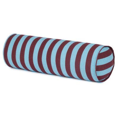 Coussin traversin Vibes - Rayures Bordeaux / Bleu