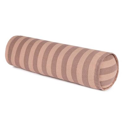 Coussin traversin Vibes - Rayures Rose / Mauve