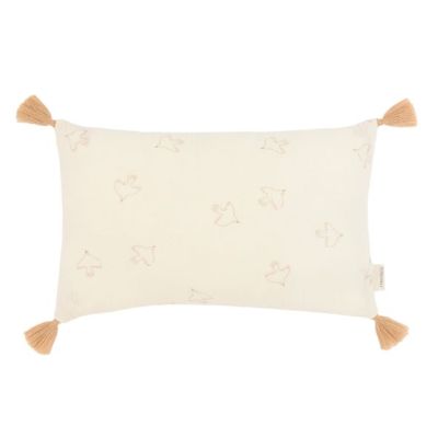 Wabi-Sabi Tassels Rectangular Cushion - Hoshi Birds