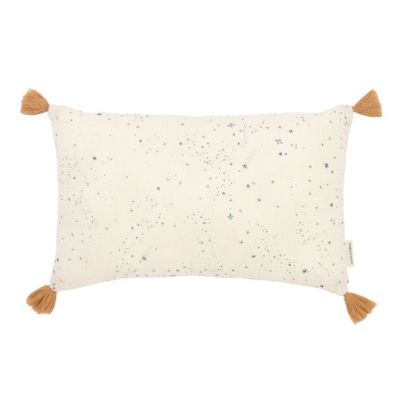 Wabi-Sabi Tassels Rectangular Cushion - Milky Way