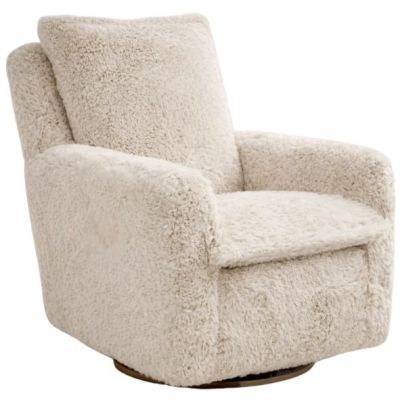 Fauteuil d’allaitement pivotant et inclinable manuel Flynn - Fausse Fourrure Aussie