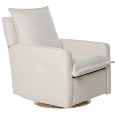 Fauteuil d’allaitement pivotant et inclinable manuel Flynn - Bouclé Oyster