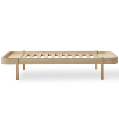 Lit Wood Lounger 120 x 200 cm - Chêne