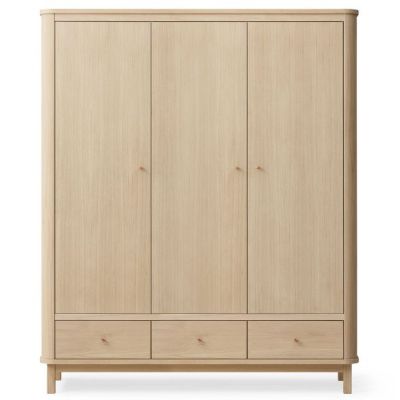 Wardrobe 3 Doors Wood - Oak
