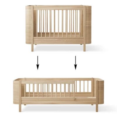 Kit de conversion Mini+ - Lit bébé à Lit Junior - Chêne