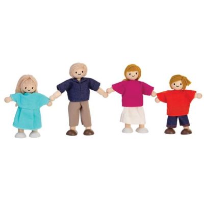 Famille de poupées pour maison de poupée - Multi