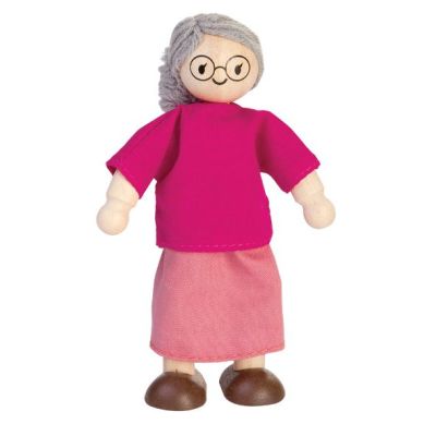 Poupée Grand-mère pour maison de poupée