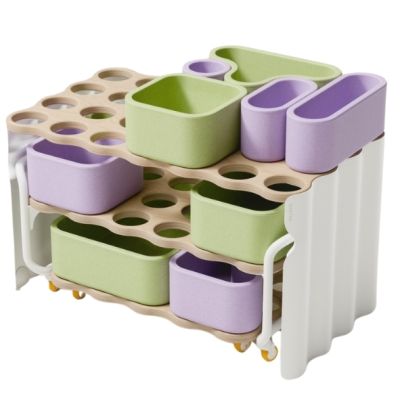 Étagère de rangement sur roulettes
