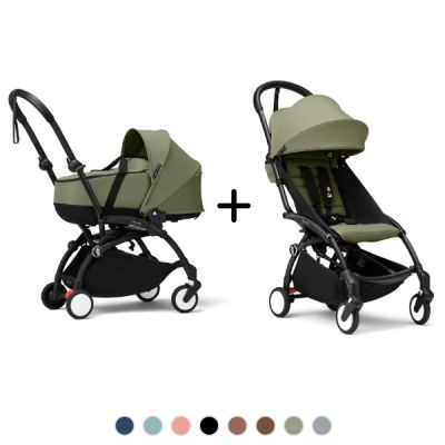 YOYO³ Bundle Stroller 2-in-1 – Carrycot + Seat Unit 6+ Pack