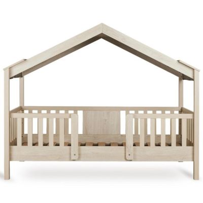 Montessori Chalet 2-in-1 House Bed - 90 x 200 cm - Natural Ash