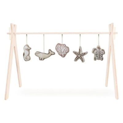 Set de 5 jouets à suspendre - Tricot Animaux Marins