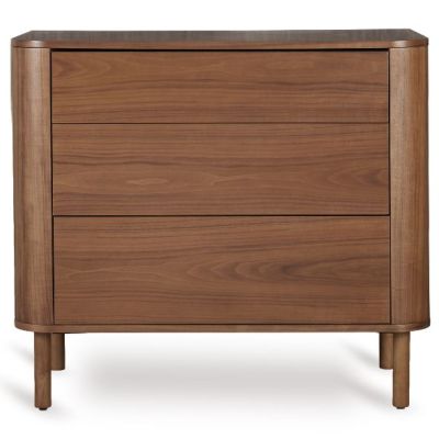 Commode 3 tiroirs Yume - Noyer