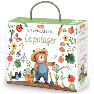 Puzzle magique à l'eau - Le potager - Français