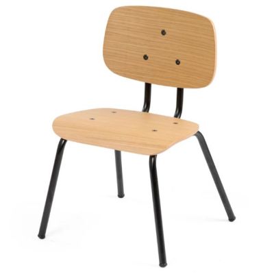 Oakee Kids Chair - Oak / Black