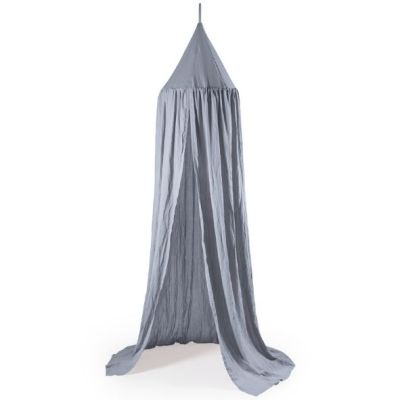 Ciel de lit Dobby - Bleu Poudré