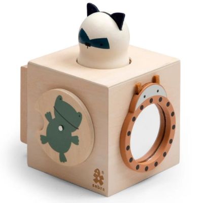 Cube d'activité en bois - Woodland