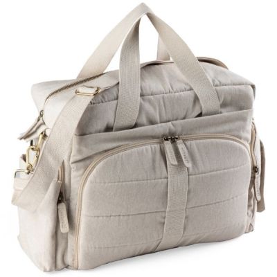 Wickeltasche On-the-go - Beige Meliert
