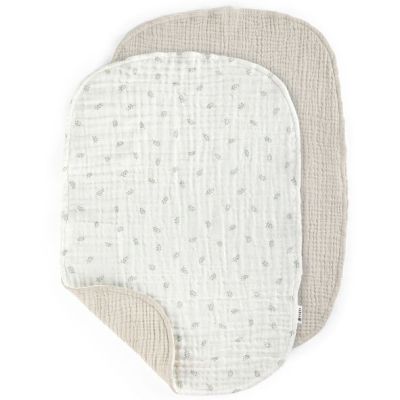 Set de 2 toppers pour matelas à langer - Feuilles Sophora