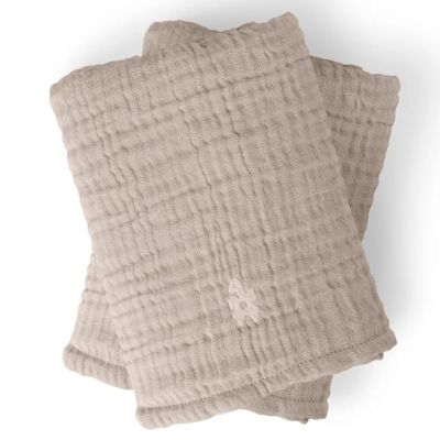 Set de 2 toppers pour matelas à langer - Jetty Beige