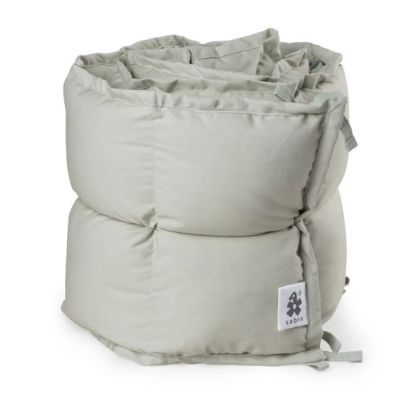 Tour de lit en kapok - 180 cm - Vert Brume