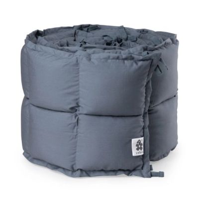 Tour de lit en kapok - 360 cm - Bleu Lac