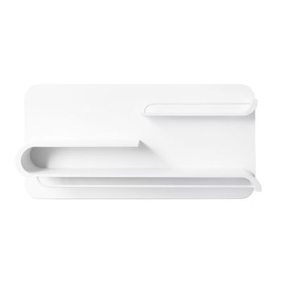 Etagère L - Blanc - Métal Blanc
