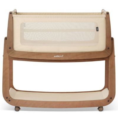 SnüzPod 5 Bedside Co-sleeper Crib - Walnut