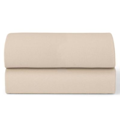 Set of 2 Fitted Sheets for SnüzPod 5 Bedside Crib - 44 x 80 cm - Cashmere