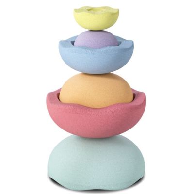 Brique empilable Stapelstein Inside - Arc-en-ciel Pastel - 6 pièces
