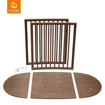 Kit de conversion Sleepi V3 - Berceau à lit bébé - Marron Chaud