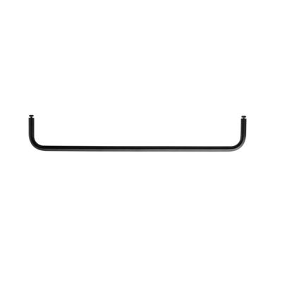 Tringle 58 cm pour étagère métal - Noir