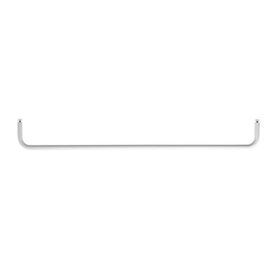 Tringle 78 cm pour étagère métal - Blanc