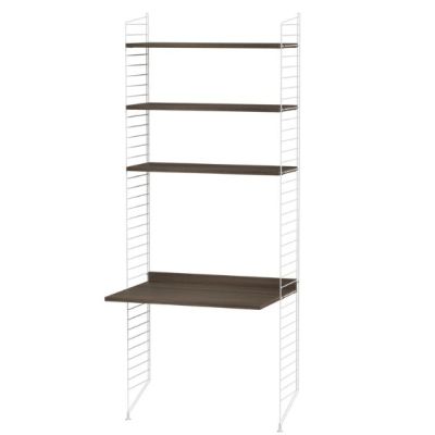 Composition Bureau C - Blanc / Noyer