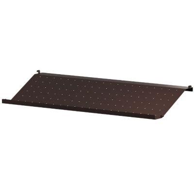 Metal Shoe Shelf 78 x 30 cm - Dark Brown