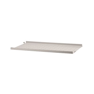 Metal Shelf 58 x 30 cm - Small Edge - Beige
