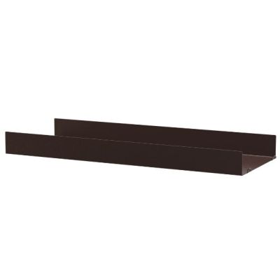 Metal Shelf 78 x 30 cm - Large Edge - Dark Brown