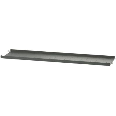 Regalboden Metall 78 x 20 cm - tiefe Kante - Dunkelgrau